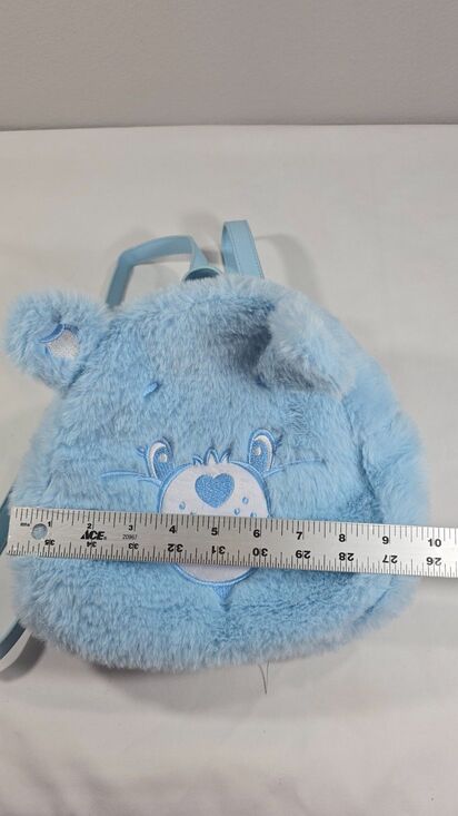 Care Bears Skinny Dip Blue Plush Furry Cosplay Mini Backpack Excellent main image 8
